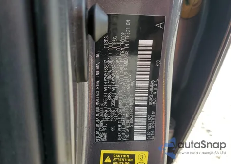 2012 Toyota Highlander Base z USA, uszkodzony, nr VIN 5TDBK3EH6CS109017